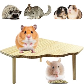 SZSMW Hamster Platform - Hamster Accessories for the Cage Platform - Suitable for Hamsters, Rabbits, Chinchillas, Guinea Pigs and Good Toys that Can Promote Movement (22 cm x 13 cm)