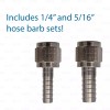 Star Beverage Supply Co. Ball Lock Corny Keg Coupler 1/4"