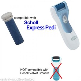 CSL Rollers Compatible with Scholl Express Pedi Coarse Replacement Roller Refill x 4