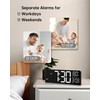 EASYERA 12" Digital Wall Clock for Classroom Livingroom Game Home