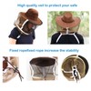 AukBeeFun Cowboy Beekeeper Hat with Veil Bee Veil Hat with