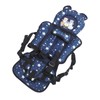 Toddler Car Seat Insert Bear Pattern Heighten Adjustable Fixing Straps