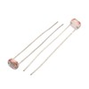 Sourcingmap 2Pcs 5517 Photoresistor LDR CDS 5mm Light-Dependent Resistor Sensor