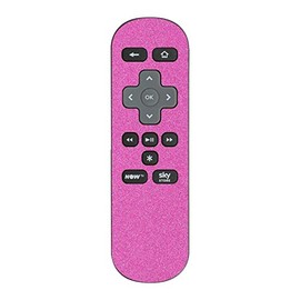 Gloss Glitter Jellybean Pink Skin Sticker for Remote Controllers (for NOW TV remote, Jellybean Pink)