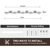 TOPSKINOY 2 Pack Broom Holder Wall Mount, Stainless Steel Broom