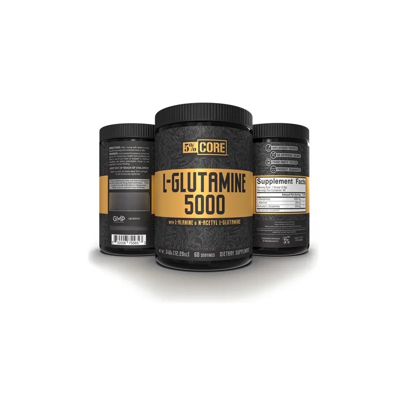 Core 5% L-glutamina 5000 Polvo 500g