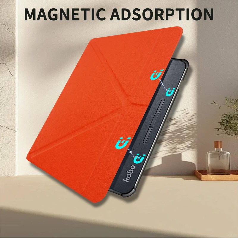 Fit for Kobo Libra H2O Case e-Reader, Lightweight Premium PU