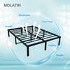 MOLATIN 14 Inch Metal Bed Frame,Heavy Duty Metal Platform Bed