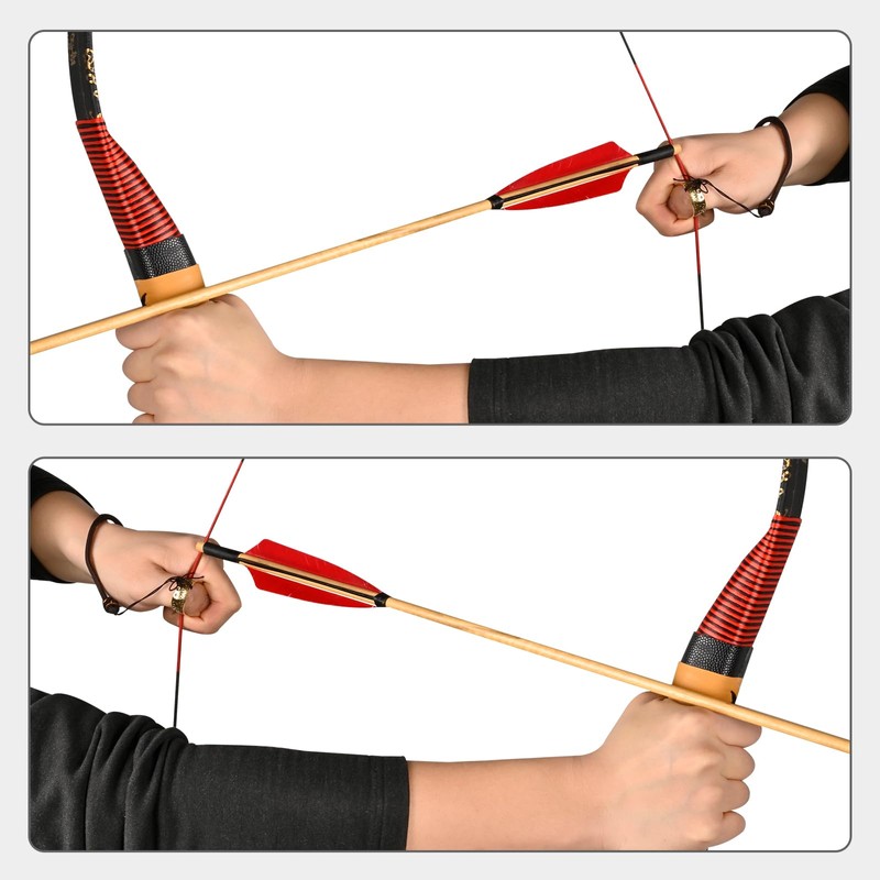 SPG Archery Thumb Ring - Hard Brass Thumb Draw Archery