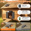 Automatic Chicken Coop Door Large Size, 7W Solar Powered with