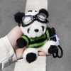 Amily Panda Matching Keychain, Fluffy, Cute, Teddy Bear, Stylish, Plush