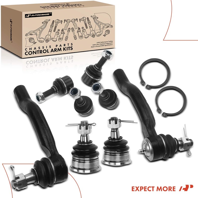 A-Premium Set of 6, Front Sway Bar Link, Upper Ball