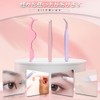 False Eyelash Tweezers Set of 3 Eyelashes Tweezers False Eyelash