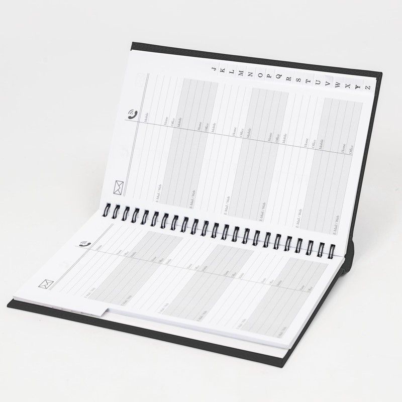 Telephone Address Book A-Z Index Hard Back Cover A5 Address