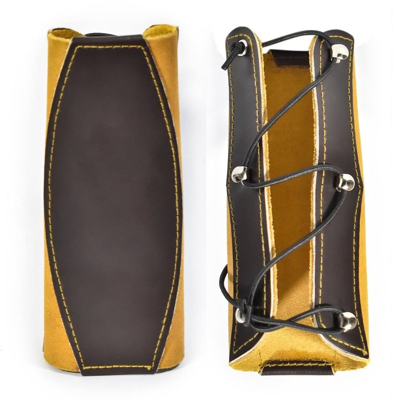 Archery Arm Guard Protector Bracer – Leather Wrist Arm Compound