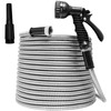 TUNHUI Heavy Duty Flexible Metal Garden Hose Stainless Steel Water