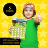Tower Football Themed Reward Charts for Children - Pack of