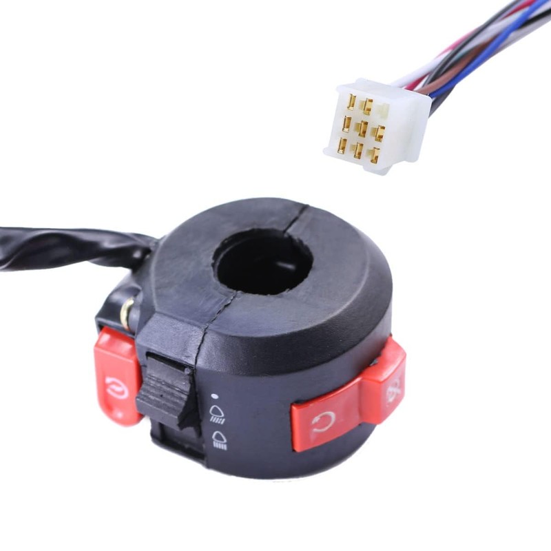 PRO BAT Left Starter Kill Light Switch Female Plug Assembly