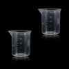 100ml Transparent Measuring Cups Measuring Jugs, Graduated Beaker Plastic Liquid