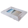 Dicksons Footprints Distressed White 9 x 7 Inch Wood Wall