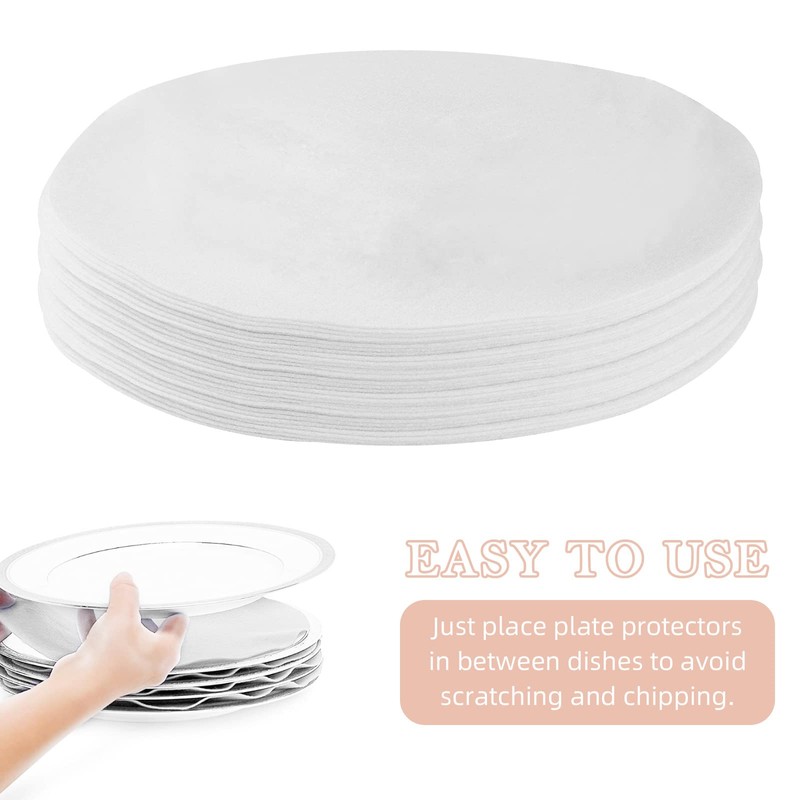 ReFeltidolom Thick Felt Plate Dividers, Set of 48 Plate Separators