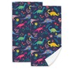 netufe Cartoon Dinosaur Hand Towels for Bathroom Polyester Soft Cute