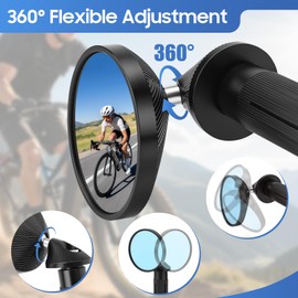 2PCS Rearview Bike Mirrors Set