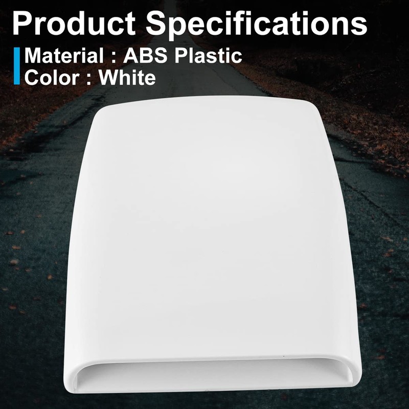 NATGIC Universal Car Air Flow Decorative Intake Hood Scoop Turbo