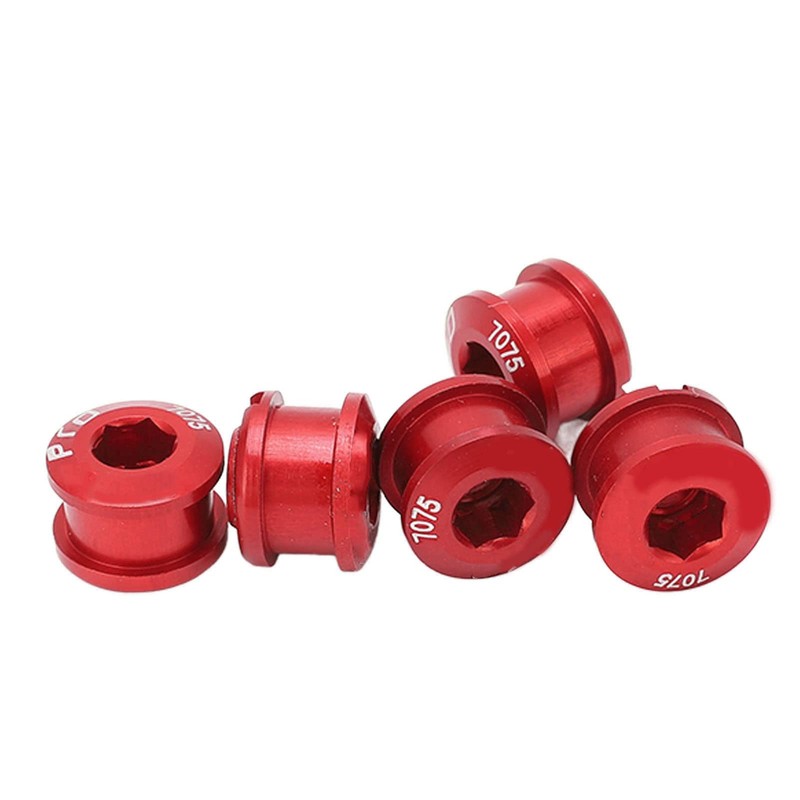 5Pcs Bicycle Chainring Bolts Aluminum Alloy Double Chainring Bolts for