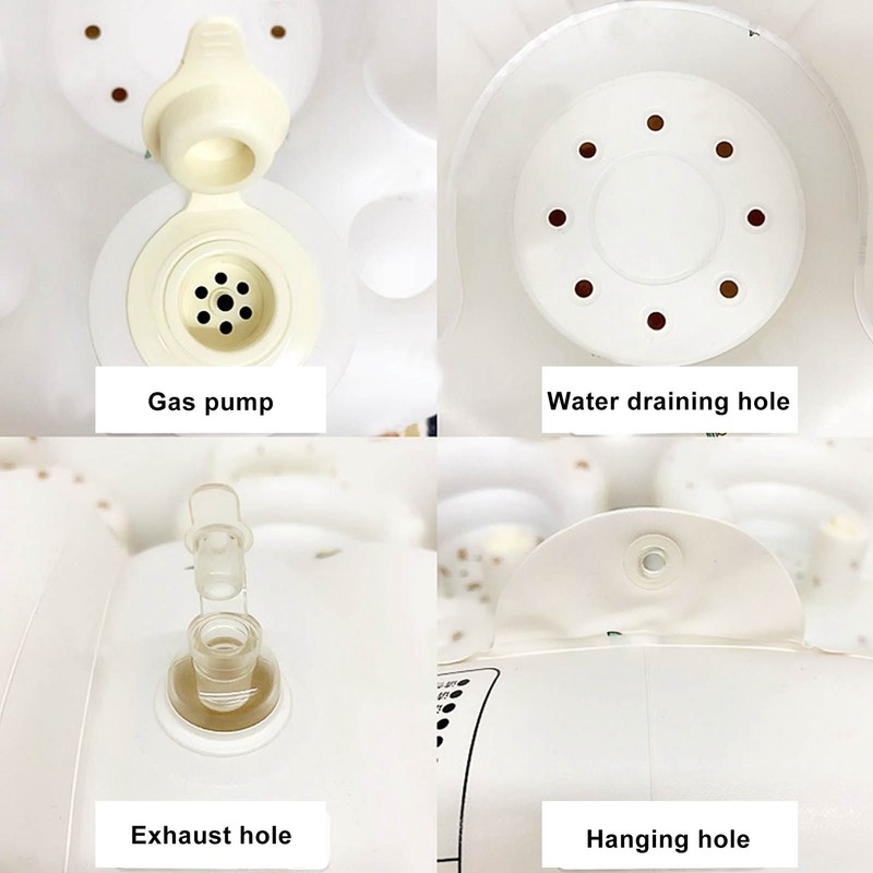 Baby Inflatable Bathing Seat Soft PVC Cartoon Animal Pattern Baby