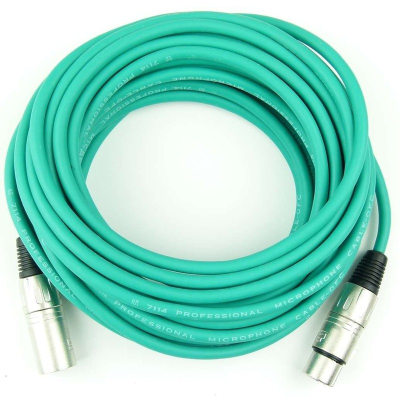 Adam Hall Cables K3MMF1000GRN Microphone Cable 10 m Green XLR