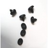 50PCS Black Plastic Shape Oval Safety Eyes and Nose for