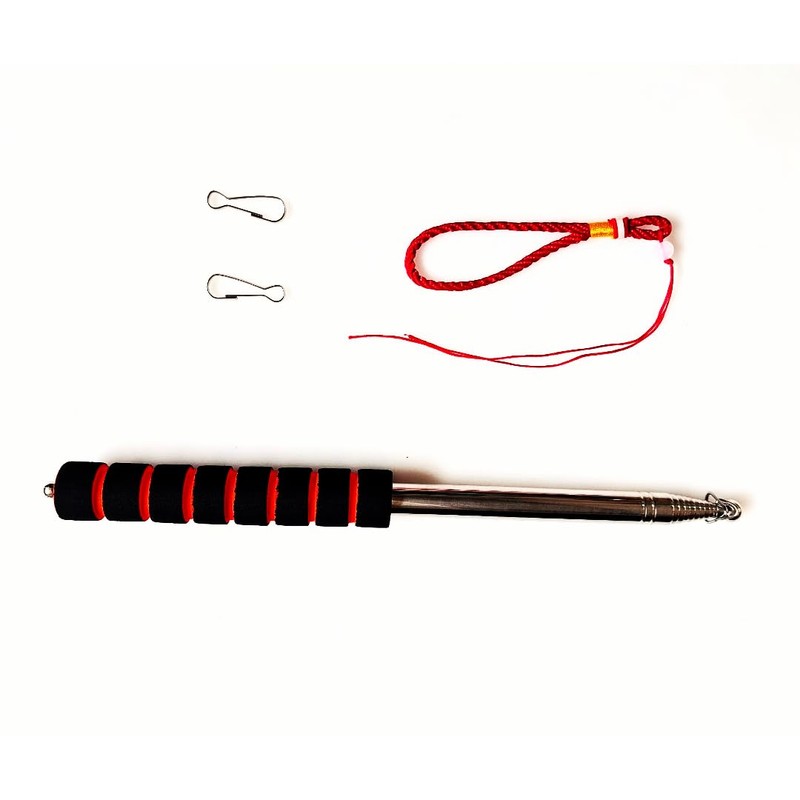 Pandiui23 3 m flagpole, telescopic flagpole, hand flag made of
