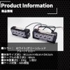 Wellvie Classy LED Front Warning Light 12V 24V Compatible Strobe