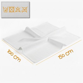 Totsy Baby Coperta mussola neonato cotone 100 x 150 cm - Plaid garza coccola teli muslin lenzuolo bambino sottile fasciatoio trapunta leggera neonati tessuto traspirante per bimbi Oeko-Tex Beige