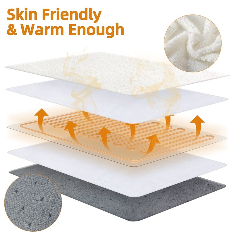 Electric Heated Foot Warmer - ZANZER Heating Foot Warmer for