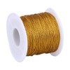 jijAcraft 328 Feet Gold String Metallic Thread, 1mm Metallic Cord