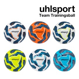 uhlsport Football Team Footballs - Durable Training Balls for Team Training - Football for Children and Adults Size 3, Size 4 and Size 5, White/Navy/Ice Blue