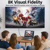 Herfair 8K DisplayPort-Kabel 1.4, DP Stecker auf Stecker, Draht 8K