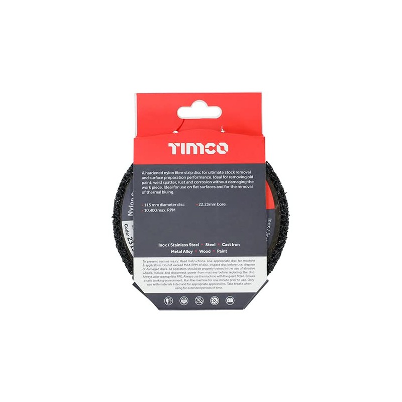 TIMCO Nylon Stripping & Preparation Disc - 115 x 22.23