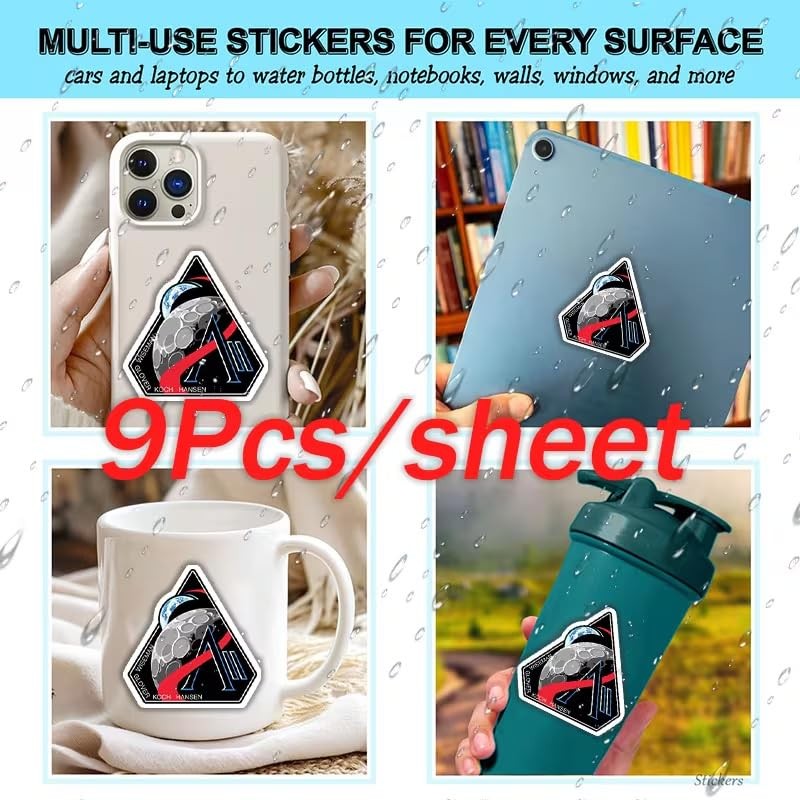 Adesivo Artemis II 9 Sticker missione spaziale Nasa Luna, per