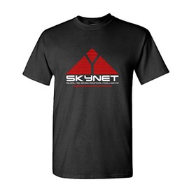 The Goozler Skynet Artificial Intelligence Cyborg Movie - Mens Cotton T-Shirt, M, Black