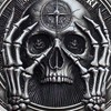 RYUKENLM 5 Pack of Memento Mori Coin 3D Skull Challenge