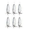 MEZOKUCEL Anti-Bird Deterrent Reflective Ornamental Spiral Device, 6Pcs Hanging Bird