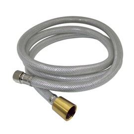 Kingston Brass KSSLSPR7K Nyloom 60-Inch Kitchen Faucet Spray Hose, Matte Black/Brushed Brass