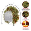 National Tree Company 36 in Pre-Lit Colonial Fir Artificial Christmas