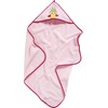 Playshoes Girl's Frottee-Kapuzentuch Eule Bathrobe, Pink (rosa), One size