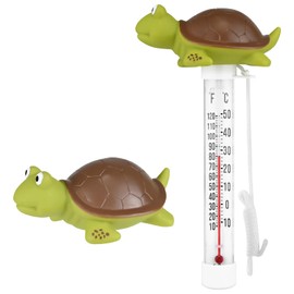 Floating Water Thermometer, Swimming Pool Thermometer, Cartoon Water Temperature Thermometer, Shatterproof Swimming Pool Thermometer with Rope, Suitable for Indoor and Outdoor Hot Tubs, Pools