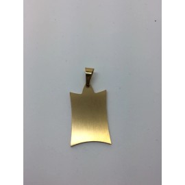 trendy Padre Nuestro S. Steel Pendant Our Father Prayer In Spanish RELIGION GOLD