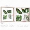 MUYE 12x12 Floating Frame Distressed Beige White Wood Pattern,Double Glass